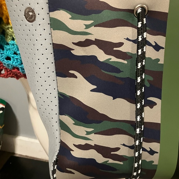 SOLD SOLDSweet Temptation Camo Tote Bag with Pouch - Picture 3 of 10